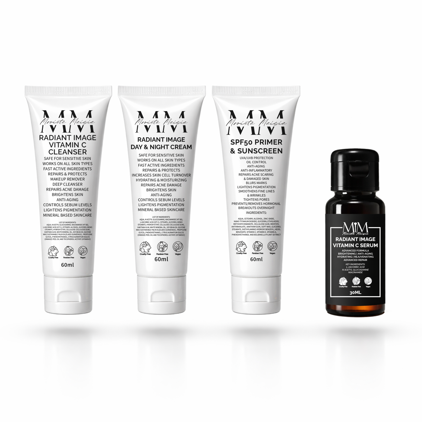 Combo Deal - 4 Step Skincare Kit - Radiant Image